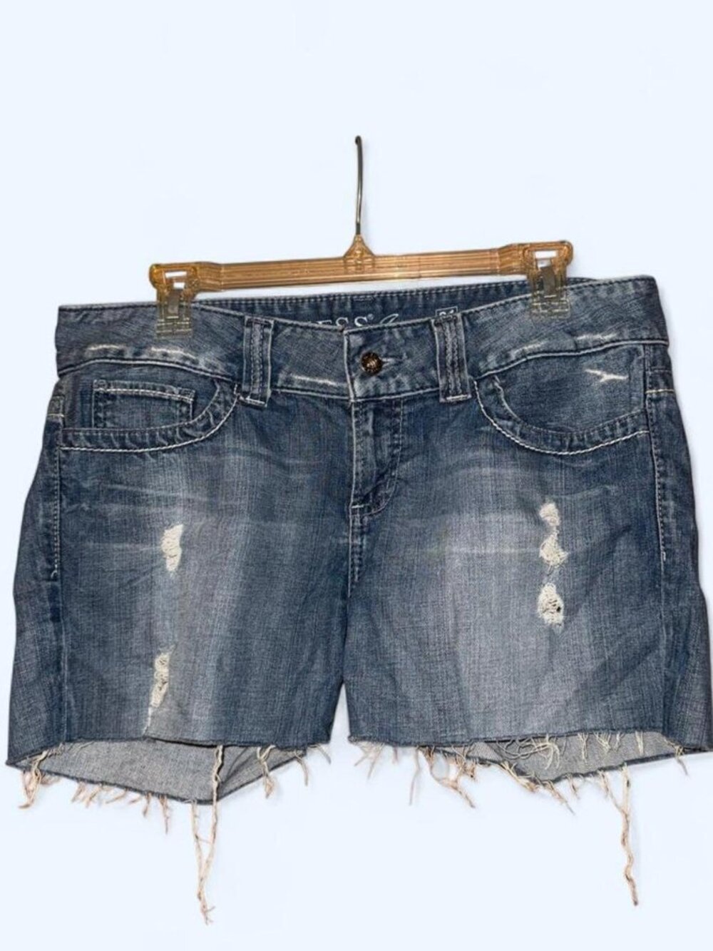 Womens GUESS Denim Shorts